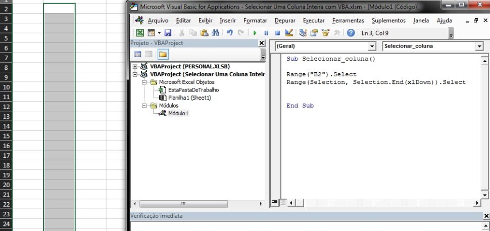 Excel Vba Selection End Xldown