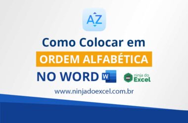 Como Colocar no Word em Ordem Alfabética