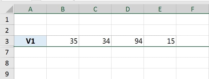 Dados na Horizontal no Excel