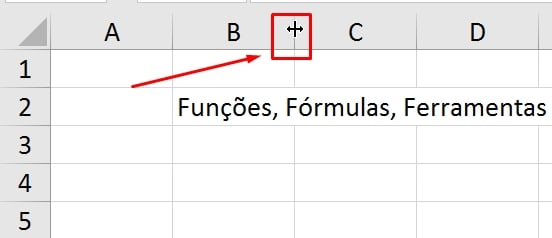 Espaço na Mesma Célula do Excel, borda