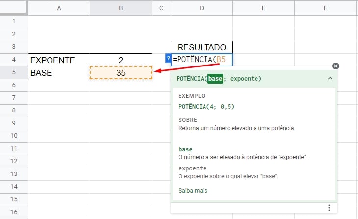 Como Fazer Expoente No Google Planilhas Ninja Do Excel