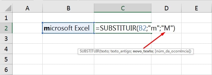 Função Substituir para Remover Caracteres, terceira sintaxe