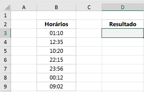 Somar Minutos no Excel