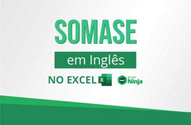 SOMASE em Inglês no Excel