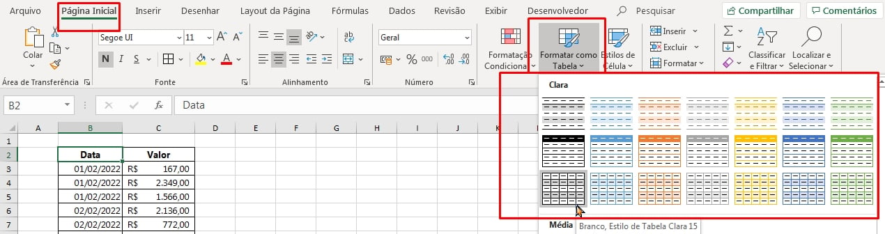 Automatizar Planilha Excel, formatar dados