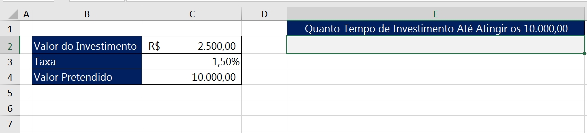 Função DURAÇÃOP no Excel