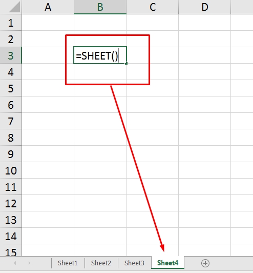 Função SHEET no Excel, última aba
