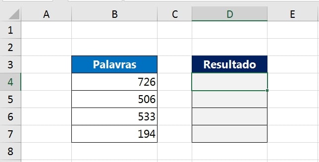 Funções FIND no Excel, números