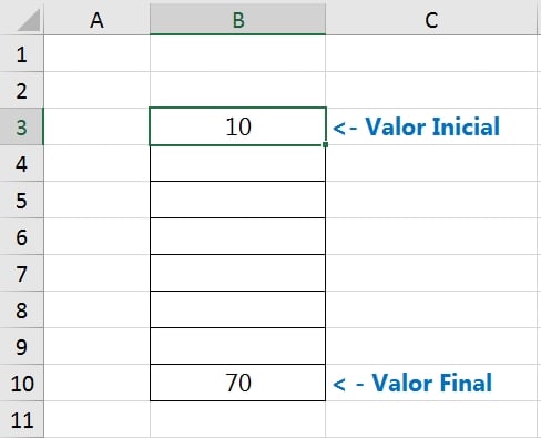 Preenchimento em Série no Excel