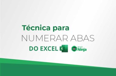 Técnica Para Numerar as Abas do Excel