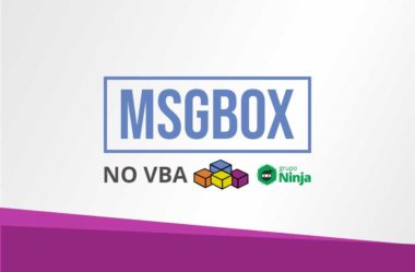 Como Usar a MSGBOX no VBA