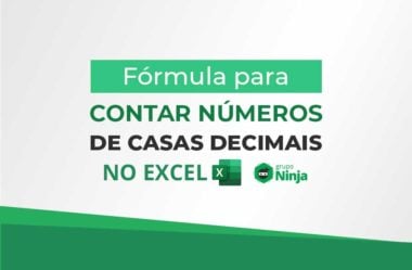 Fórmula Para Contar Números de Casas Decimais no Excel