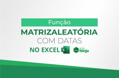 Função MATRIZALEATÓRIA Com Datas no Excel