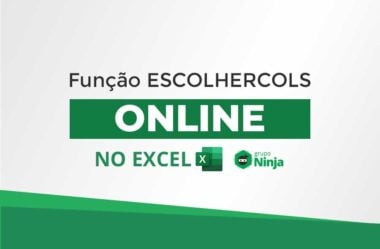 Como Usar a Função ESCOLHERCOLS no Excel 365 Online