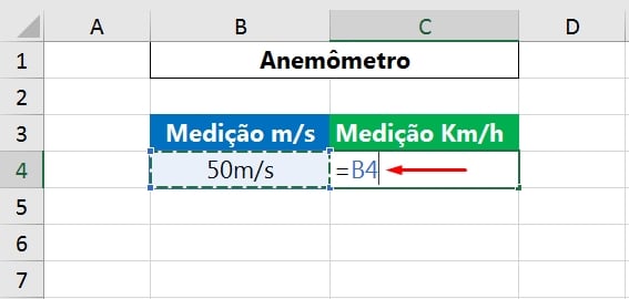 Converter m/s Para Km/h no Excel