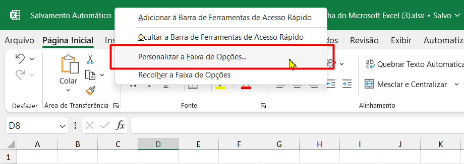 Suplementos do Excel 365