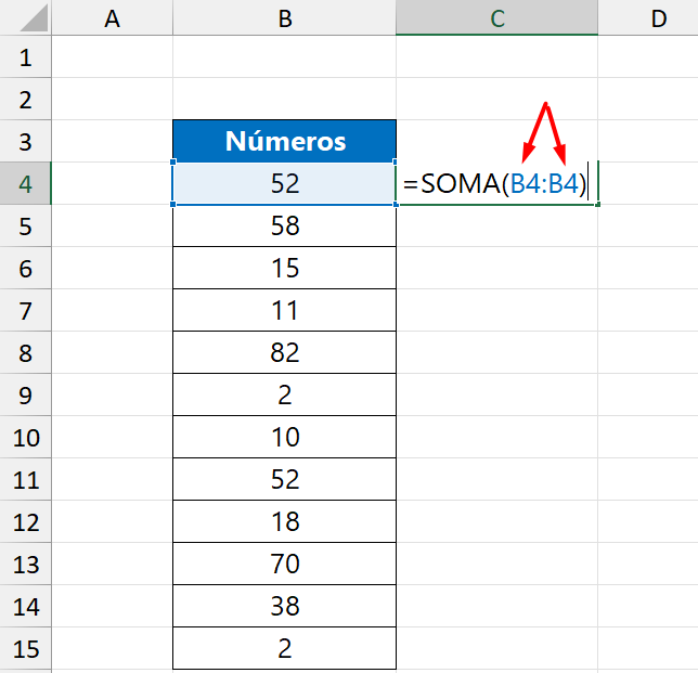 Travar Células no Excel, soma