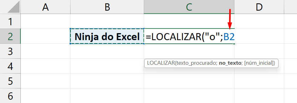Funções de Texto do Excel, célula