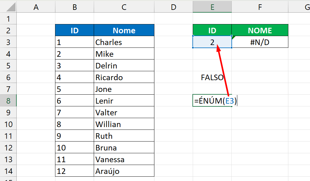 Excel usando o CHATGPT, valor procurado