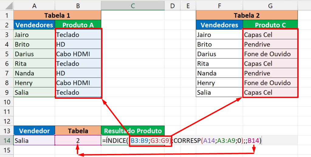 Como Usar Índice E Corresp No Excel Guia Rápido E Prático 7119