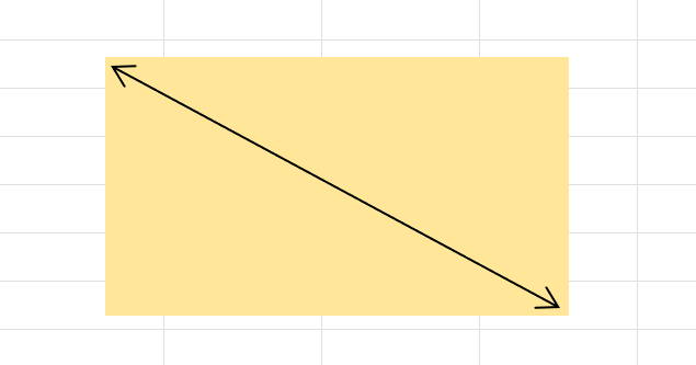 Soma Diagonal no Excel, reta esquerda