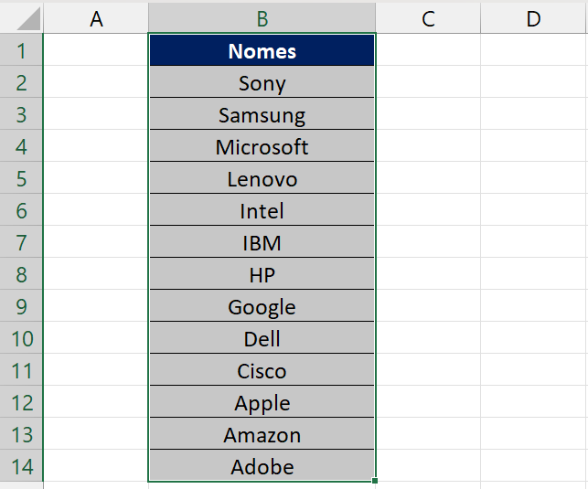 Classificar Dados no Excel 365, decrescente