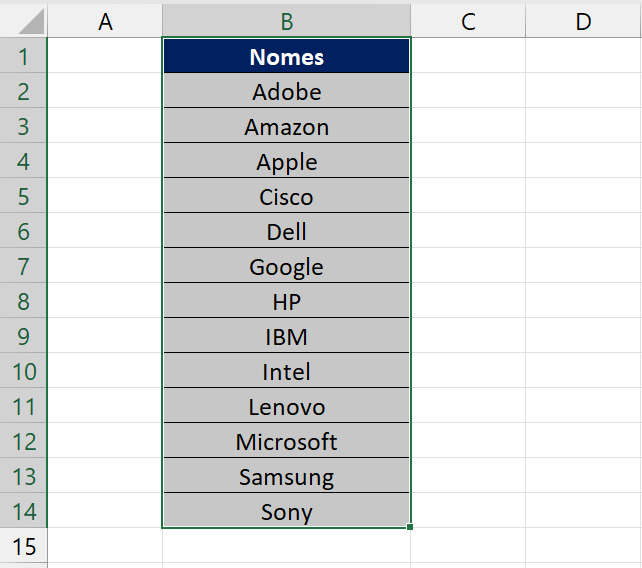Classificar Dados no Excel 365, resultado no vba