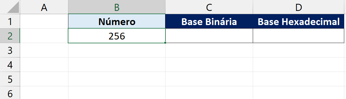 Função BASE no Excel