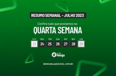 Resumo Semanal: Aulas da Quarta Semana de Julho de 2023