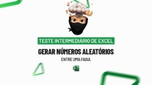 Teste Intermediário de Excel [Gerar Números Aleatórios Entre uma Faixa]