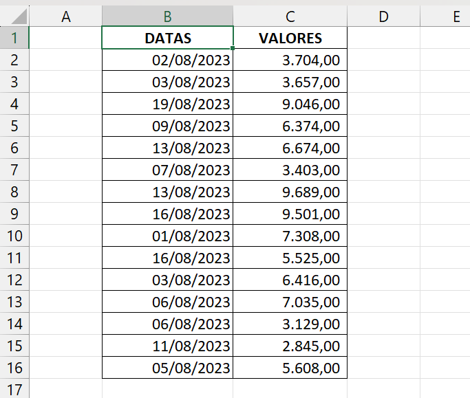 Agrupar Dados no Excel