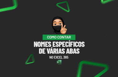 Contar Nomes Específicos de Várias Abas no Excel