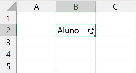 Fazer Tabela no Excel, título