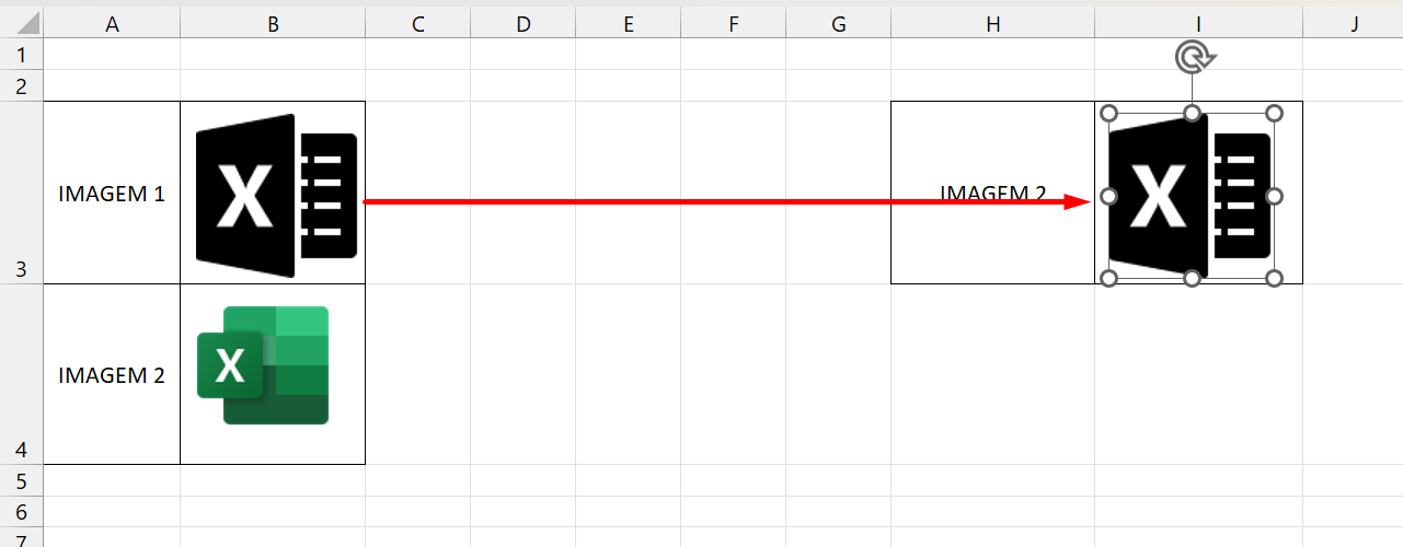 ÍNDICE e CORRESP com Imagens no Excel, cópia