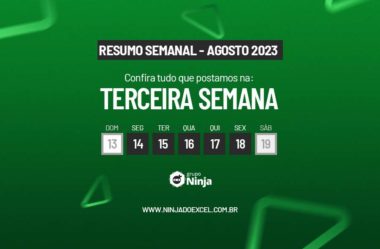 Resumo Semanal: Terceira Semana de Agosto de 2023