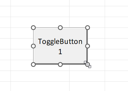 Botão de Alternância no Excel, inserir botão