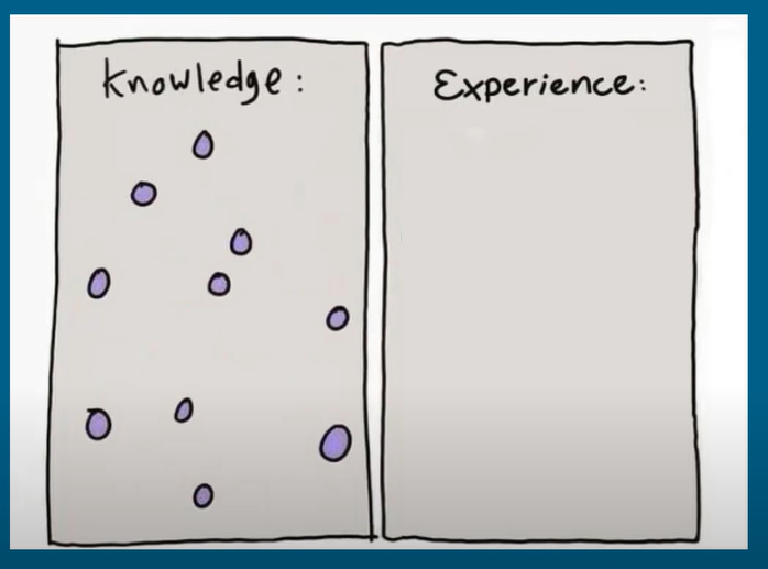Conhecimento vs Experiência