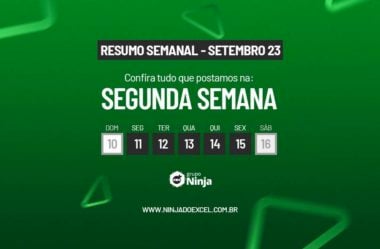 Resumo Semanal: Segunda Semana de Setembro de 2023