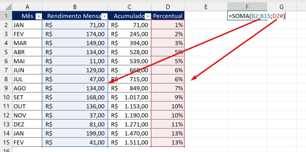 Como Somar Uma Coluna No Excel Ninja Do Excel 2423