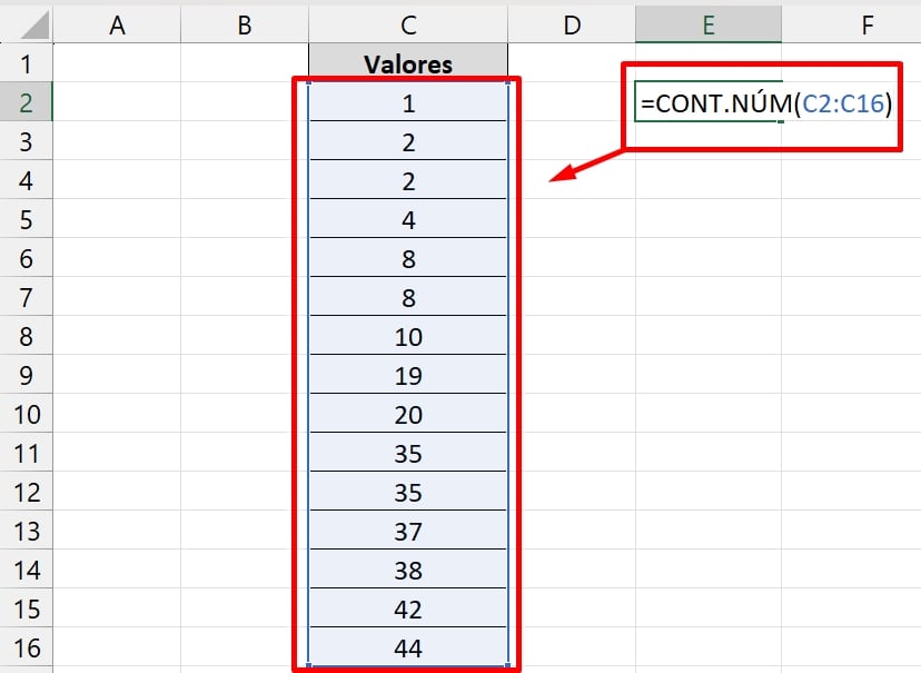 Calcular a MEDIANA da Quantidade de Números Ímpares no Excel
