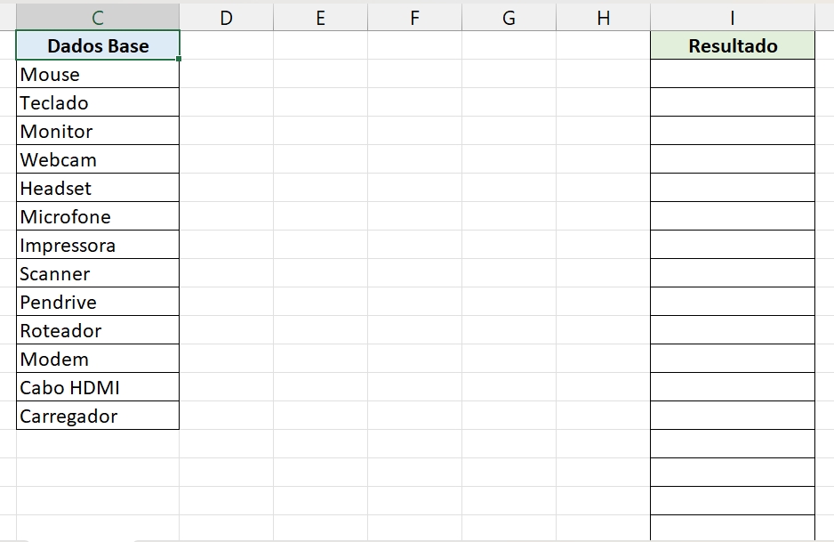 Coluna Dinâmica no Excel 365