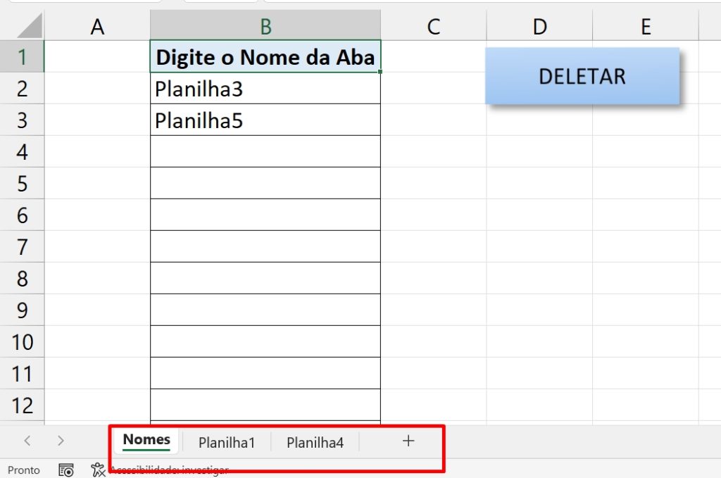 Planilha Para Deletar Abas Espec Ficas Do Excel Com Vba Ninja Do Excel