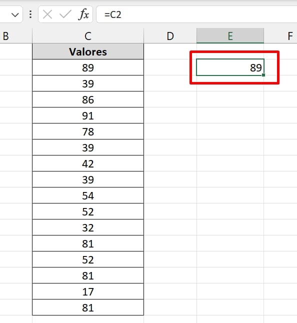Valor Máximo no Excel, confirmar indicação