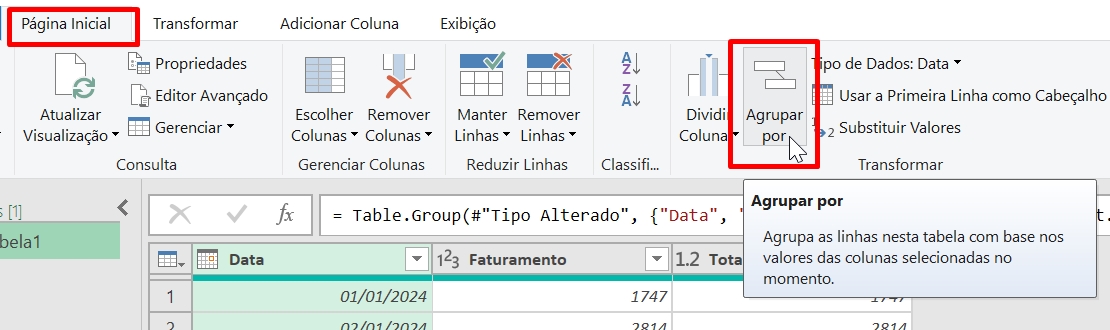 Tabela Dinâmica no Excel, agrupar por