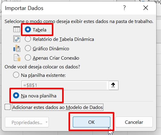 Tabela Dinâmica no Excel, tabela