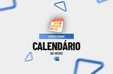 Como Criar CALENDÁRIO no Word