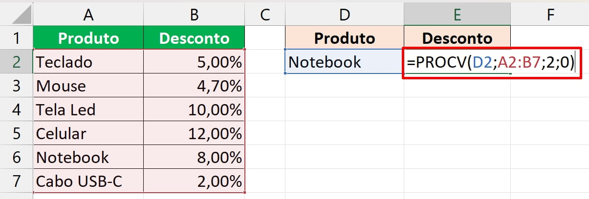 Guia Completo para PROCV no Excel, procv busca tradicional