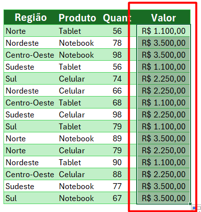 PROCV nas Demais Células do Excel