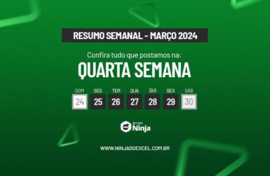 Resumo Semanal: Quarta Semana de Março de 2024