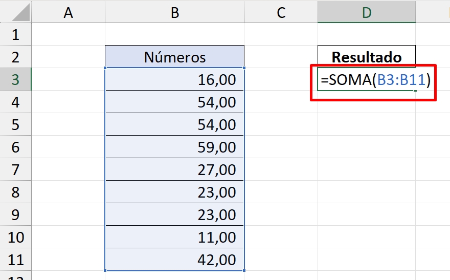 Somar com a Função REDUCE no Excel 365, função soma